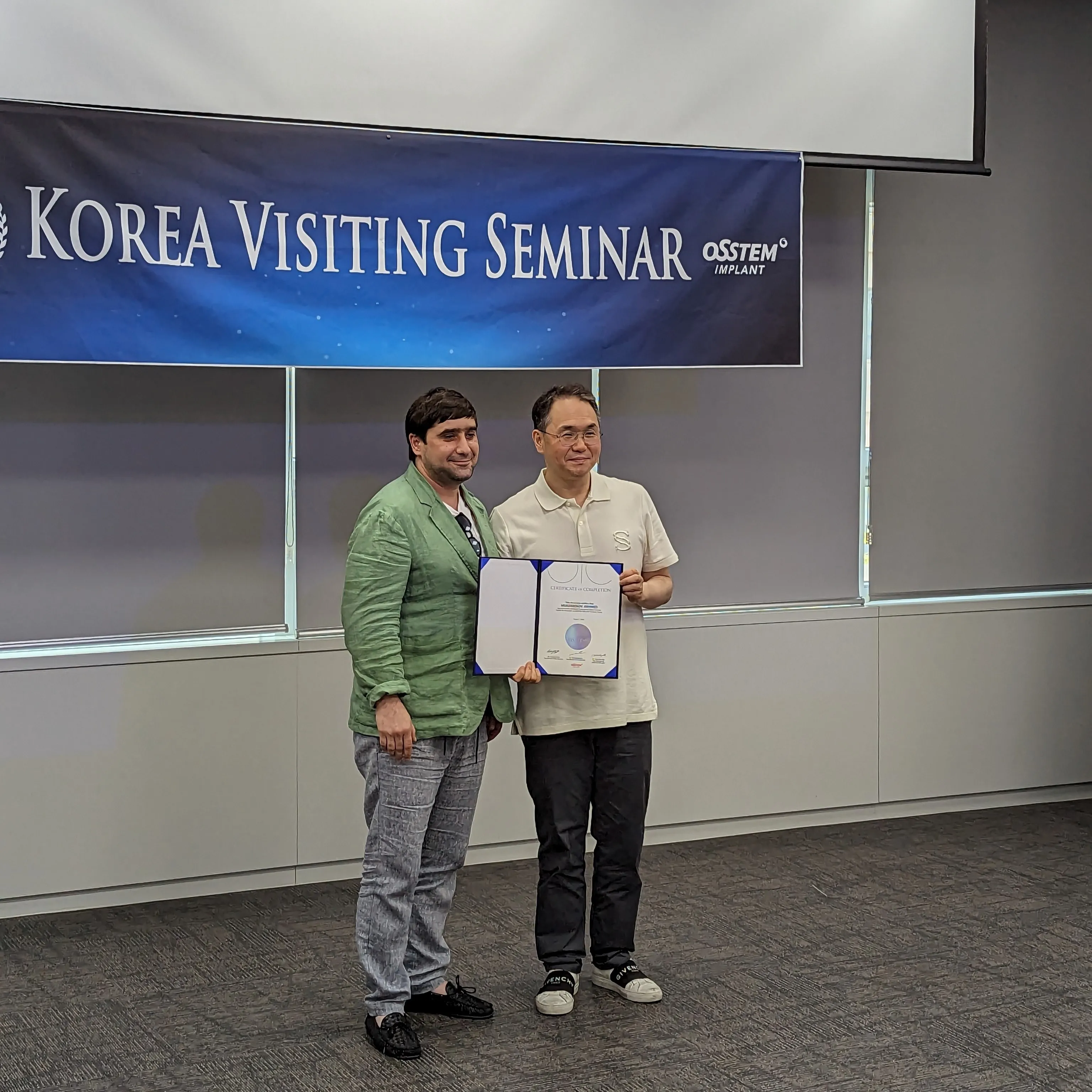 Korea Visiting Seminar — стажировка Osstem